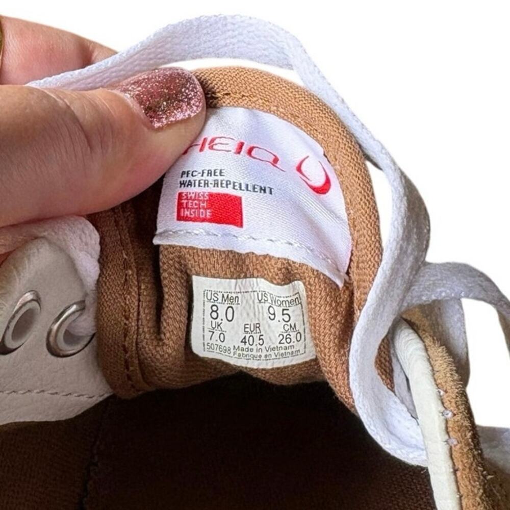 Vans Era Tobacco Brown Pig Suede Water Repellent Laced Skate Shoes - M8 / W 9.5 - Picture 10 of 10